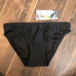 Hapari Regular Black Bikini Bottoms, Small